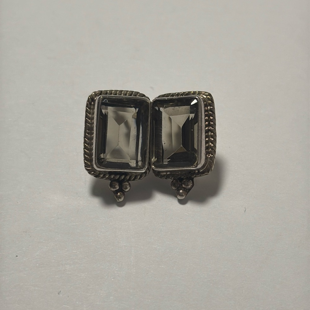 Women's Silver with peridot stone 925 Vintage